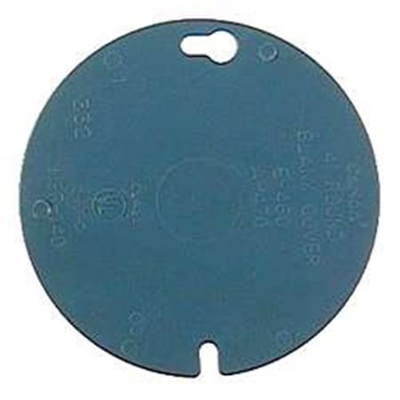 V3Gate Electrical Box Cover, Round, Non-Metallic, Blank Cover E460R-CAR